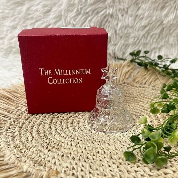 Marquis by Waterford 1998 Christmas Bell Ornament Vintage Millenium Collection - Picture 2 of 8
